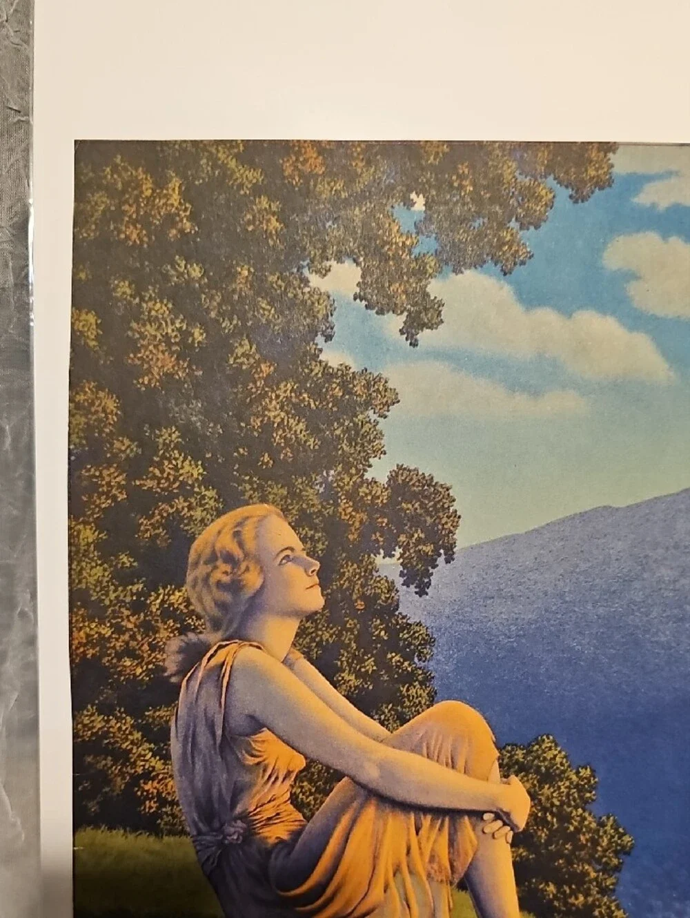 Scenic Mountain Reverie Wall Art Print in Blue and Green Sydney Gross